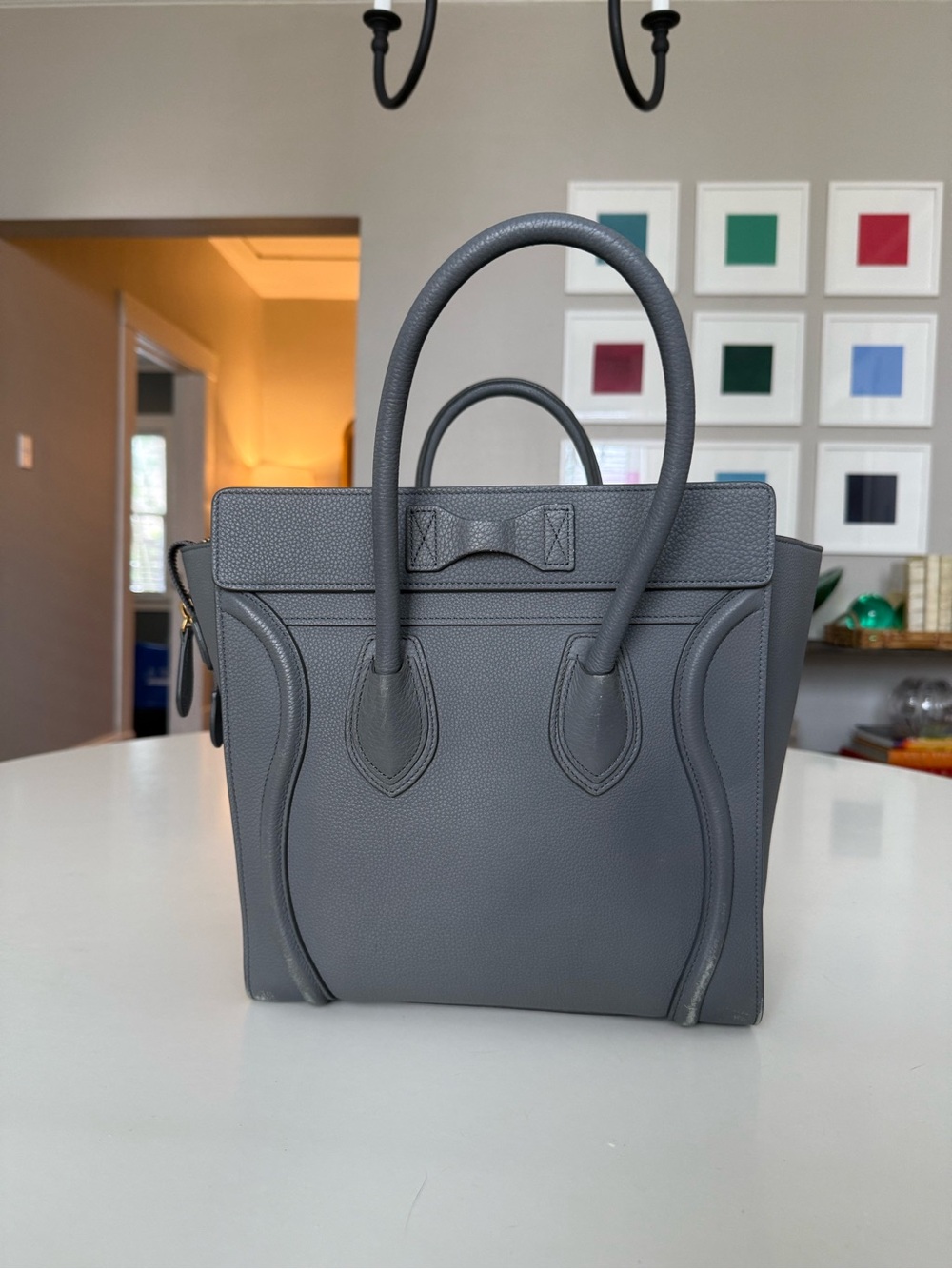 CELINE
Baby Drummed Calfskin Micro Luggage Tote - Picture 3 of 13
